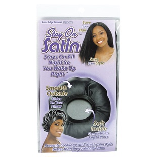 Stay On Satin Nites Bonnet Sleep Cap 睡帽浴帽干发帽