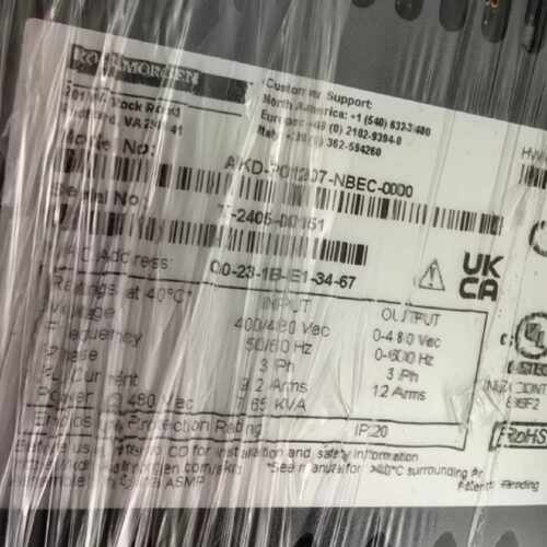 议价KOLLMORGEN科尔摩根伺服驱动器AKD-P01207-NBEC-0000