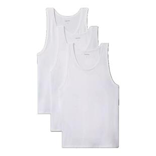 CK男背心3件装棉质Calvin Klein打底衫汗衫家居服吸汗春夏NB4184