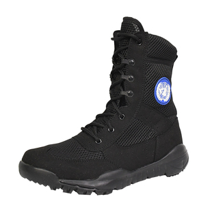 轻便维和作战训靴夏季战地靴网眼户外战术靴女高帮登山鞋沙漠靴