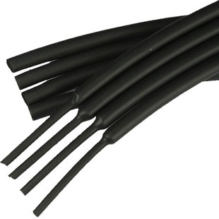 黑色氟橡胶热缩管收缩膜电子导线热缩绝缘皮套管耐温100℃ 1米价