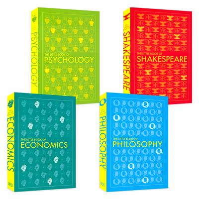 DK 人类思想百科丛书4册 The Little Book of Economics/Philosophy/Psychology/ Shakespeare 学科知识科普英文原版进口图书