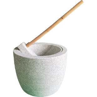 石臼老式家用打糍粑超大号石窝打糕捣辣椒工具艾绒年糕农村花岗岩