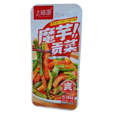 魔芋贡菜宿舍小吃食品上味源