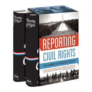 英文原版 Reporting Civil Rights 民权报告 美国图书馆版 两册盒装 Two-volume boxed set 英文版 进口英语原版书籍