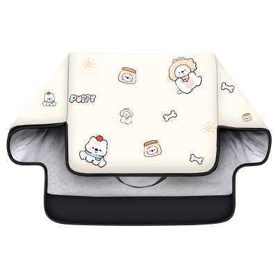 电动三轮车双人款挡风被冬季加绒