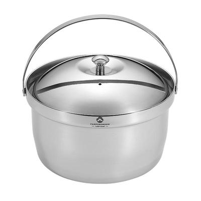 柯曼三层钢户外野餐汤锅多用途