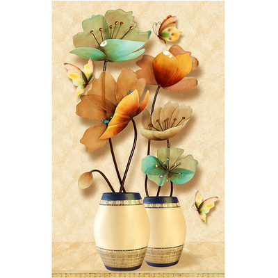 玄关竖版走廊挂画饭店过道