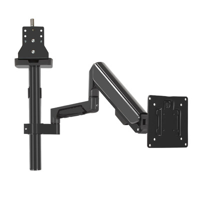 显示器机械臂可倒挂书柜免打孔