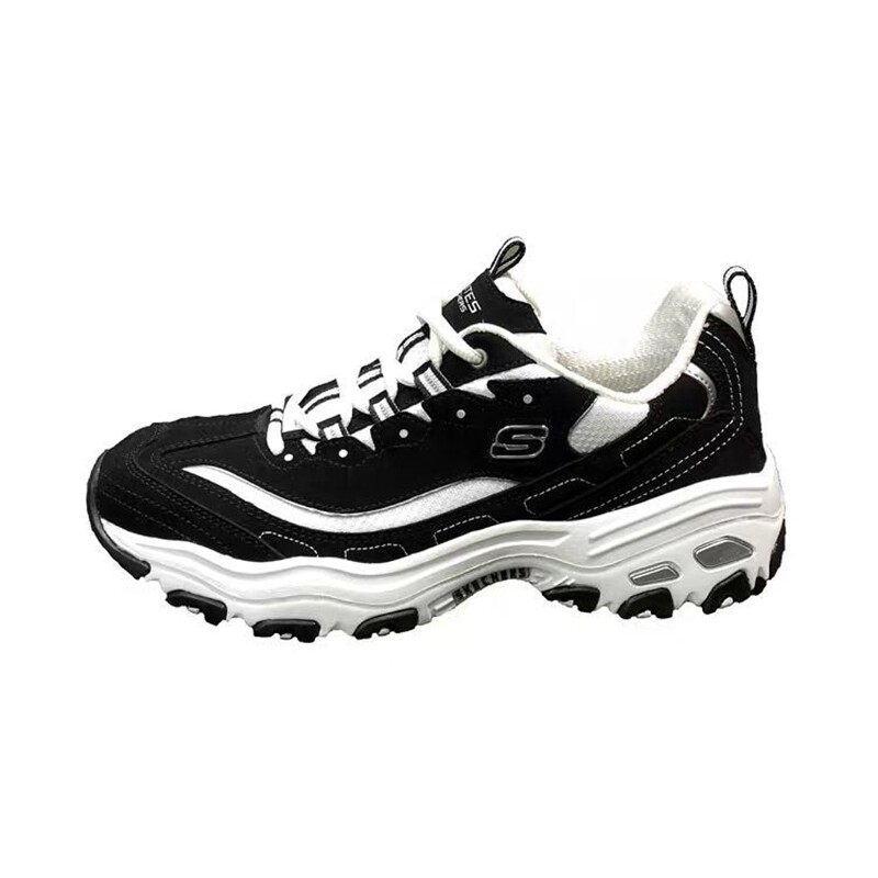 Skechers斯凯奇男鞋 经典熊猫鞋 厚底老爹鞋潮鞋减震运动鞋 52675