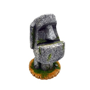 创意摩艾石像笔筒学生收纳罐复活岛moai笔托办公室笔座个性收纳盒