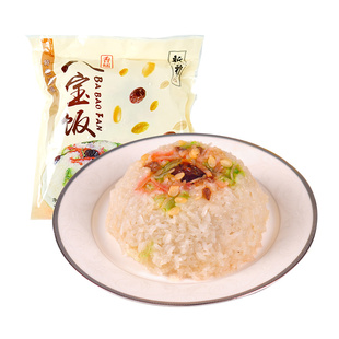 直播】新雅速冻八宝饭350g传统特产早餐甜点方便糯米饭香糯点心