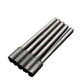 战神鹰金刚石砂磨头3mm柱形玉雕打磨棒玉石玻璃陶瓷雕刻电磨工具