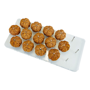 文玩固定板大小金刚108长串桃核手串刷头尾侧面打底亚克力固定架