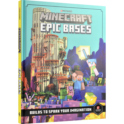 Minecraft Epic Bases Builds to Spark Your Imagination 我的世界 史诗级建筑 精装大开本 Minecraft 官方指南 英文原版进口图书