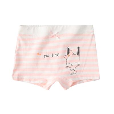 儿童内裤女纯棉平角三角双层裆部