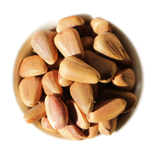 新货生松子东北野生不开口大颗粒原味新鲜松子仁松鼠粮500g散装