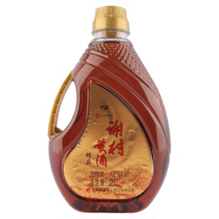 谢村桥黄酒陕西汉中洋县谢村黄酒精品2L桶装6桶整箱12度传统半甜