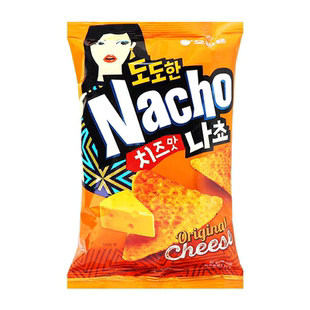韩国进口食品好丽友nacho芝士味玉米片70g网红追剧休闲膨化零食