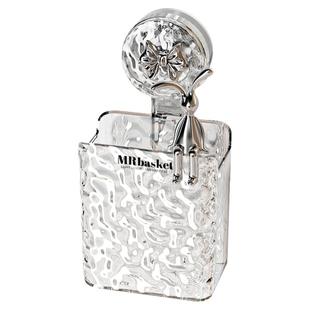 卫生间牙刷牙膏梳子置物架免打孔吸盘收纳浴室洗漱台剃须刀壁挂筒