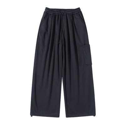 重磅加绒直筒工装卫裤男冬季保暖厚实垂感运动休闲长裤2025新款