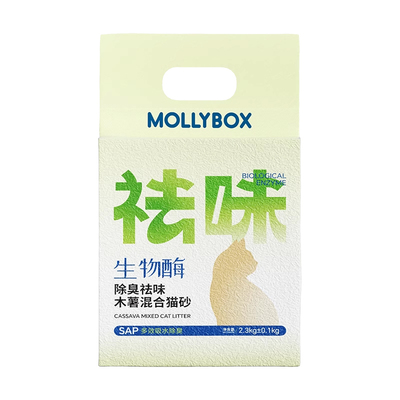 MollyBox木薯猫砂豆腐除臭不粘底