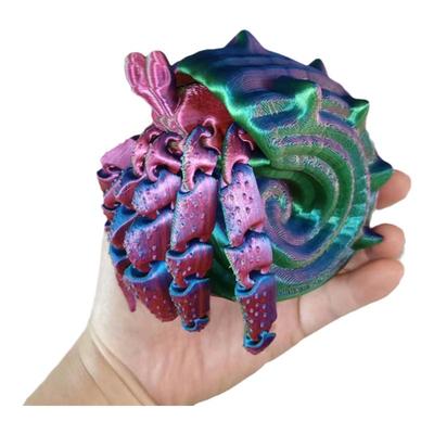 替换壳3D打印寄居蟹超级可爱螃蟹