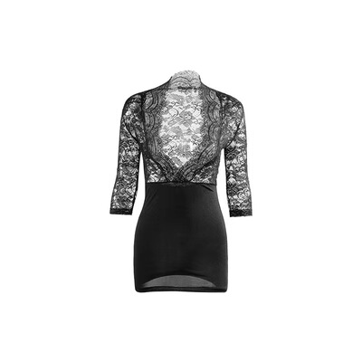 性感擦边蕾丝一体拼接包臀裙