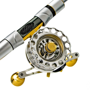 蚁王筏轮巡洋舰筏钓3代轮全金属防海水筏轮带泄力海钓海筏鱼线轮