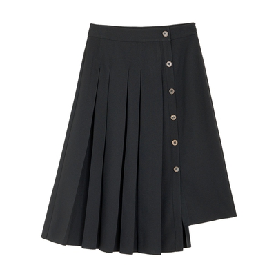 不规则压褶半身裙MSLAN