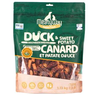 加拿大Meatyway爵宴鸭胸肉干佩蒂宠物狗狗零食泰迪金毛磨牙鸭肉干