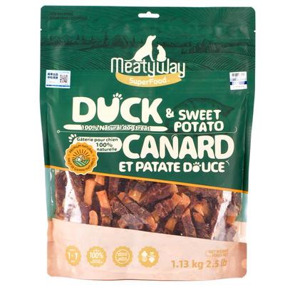 爵宴烘焙鸭胸肉干缠甘薯狗狗零食