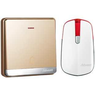 海得曼门铃无线家用超远距离自发电防水老人呼叫器提示电子商用按