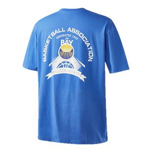 NBA官方洛杉矶湖人金州勇士球队文化系列中性T恤