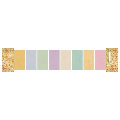 懿心阁繁花瑞兽册页书法作品纸硬笔练字本方格小学生练字钢笔字专用纸古诗折页书写纸方格纸写字纸空白书法本