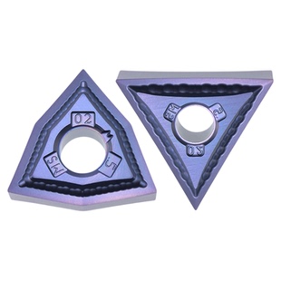 不锈钢数控精车刀片桃型三角形35度80度菱形外圆内孔车床合金刀粒