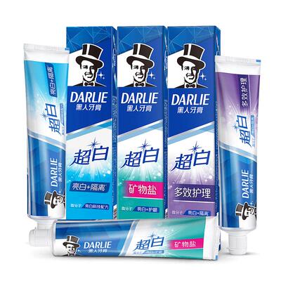 DARLIE好来初萃茶180g牙膏超白茶清新口气去黄牙垢防蛀牙护龈牙膏