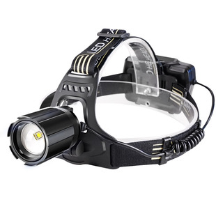 锐尼强光充电超亮头灯感应头戴式手电筒户外激光远射夜钓鱼专用灯