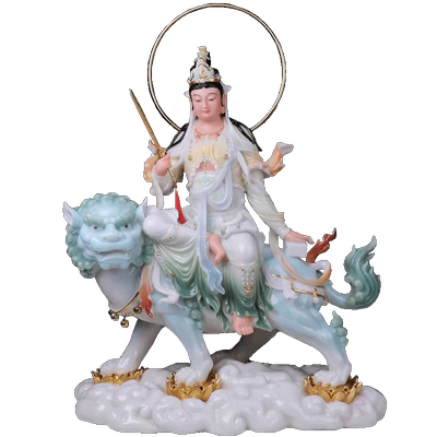 慈缘阁文殊菩萨佛像普贤菩萨