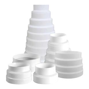 软管变径接头抽油烟机大小转换异径排风气套管道止逆阀塑料变径圈