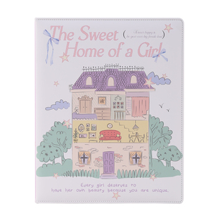 甜蜜家园A4九宫格四宫格卡册小卡明信片镭射票收纳册活页相册本人生四格相册六寸小众高颜值卡册大容量