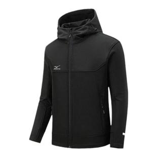 Mizuno/美津浓秋冬户外防风防水软壳衣男女加绒保暖冲锋登山夹克