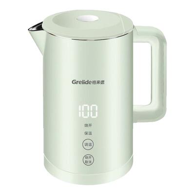 Grelide/格来德 D1709E家用电热水壶1.5L多段恒温316L进口温控壶