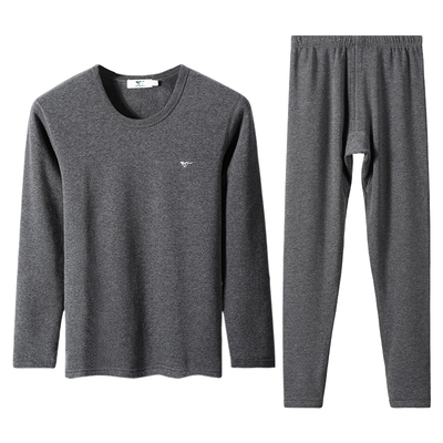 七匹狼保暖内衣男加绒加厚