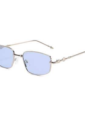 汪苏泷同款GM方框浅蓝太阳镜