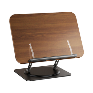 2025年新款桌面阅读架学生儿童读书固定器看书绘本学习书立支架实木质平板画画书写支撑可升降旋转调节多功能