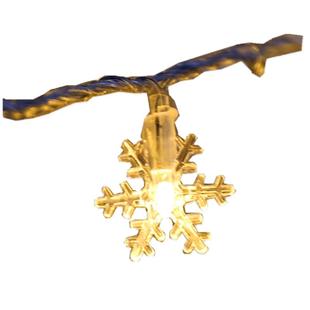 led雪花小彩灯闪灯串灯满天星星灯串圣诞节装饰房间场景布置挂灯