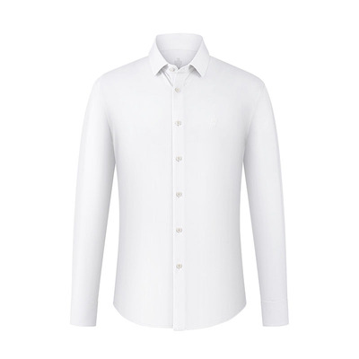 欧定可定制长袖商务休闲白衬衫男