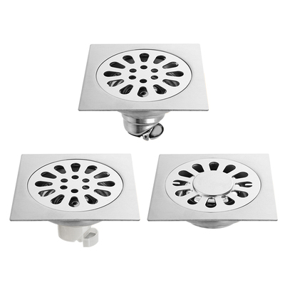 不锈钢防臭加厚地漏方形防反水