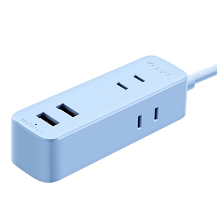 公牛两脚迷你插座学生便携旅行多功能小型带usb口插头插线板插排